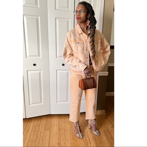 UT ORANGE DENIM SIZE MEDIUM JACKET - Picture 7 of 9